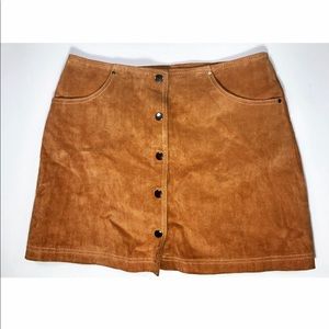 Forever 21 Vegan Suede Skirt